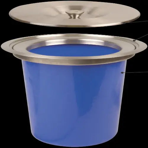Stainless Steel Top Insert With 3L Blue Plastic Bin