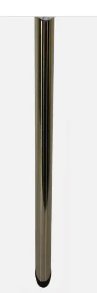 Table Leg, H710mm x 60mm, Satin Chrome